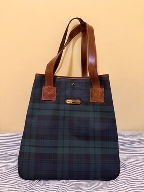 Vintage Polo Ralph Lauren Black Watch Tartan Tote